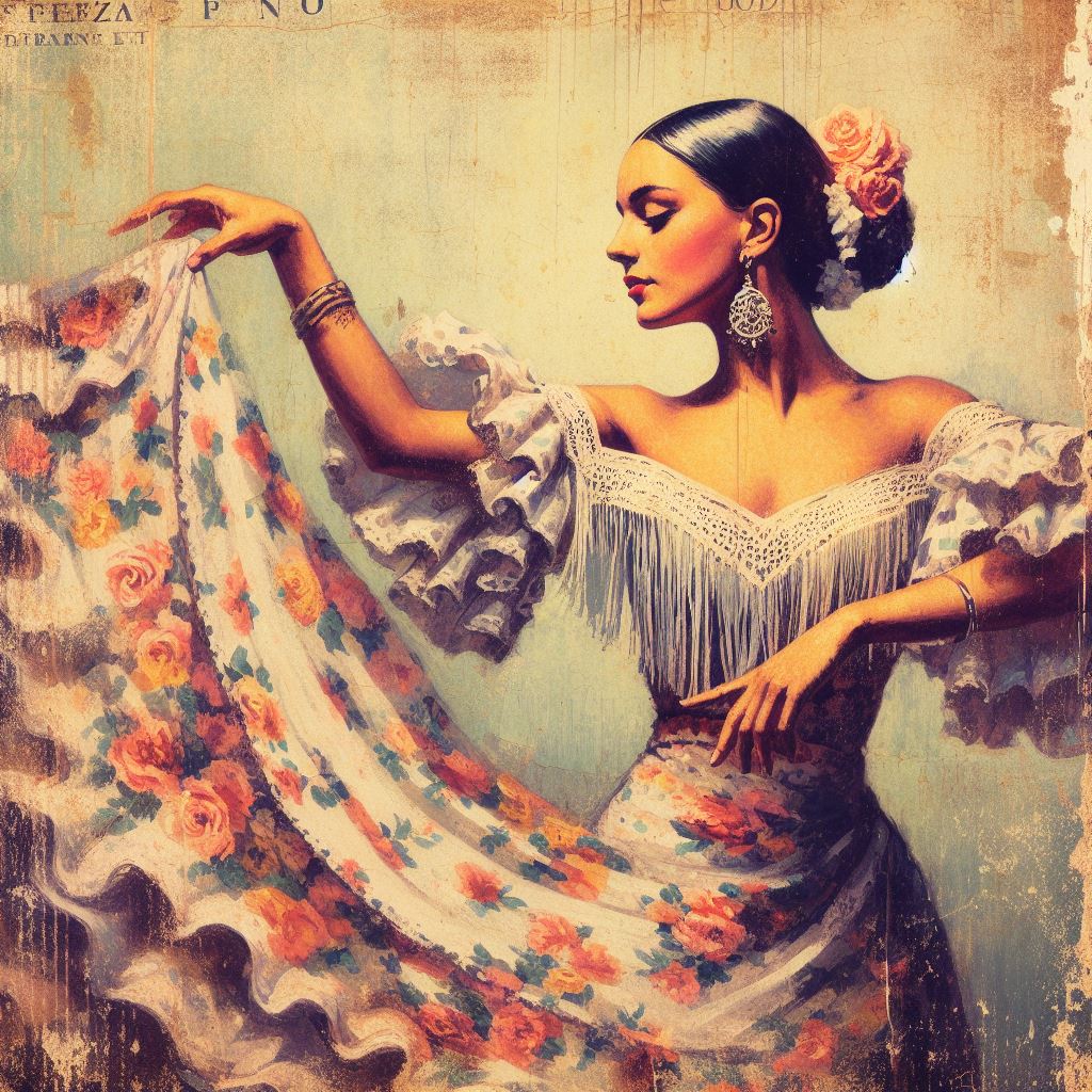 La Dama del Flamenco – Vintage Eleganz