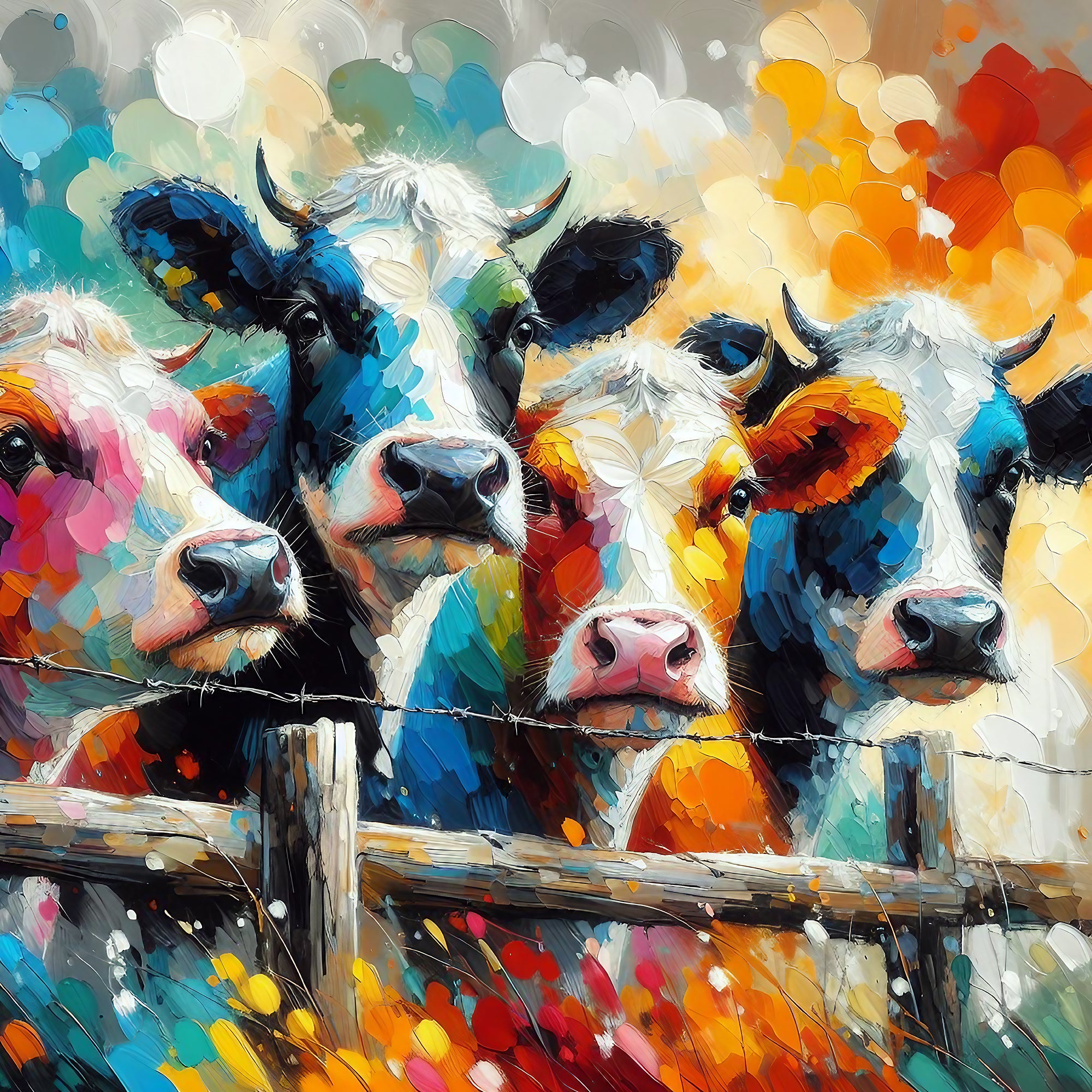 Colorful Cows