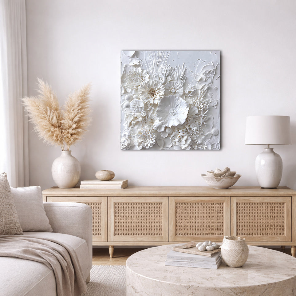 Floral Ocean Relief