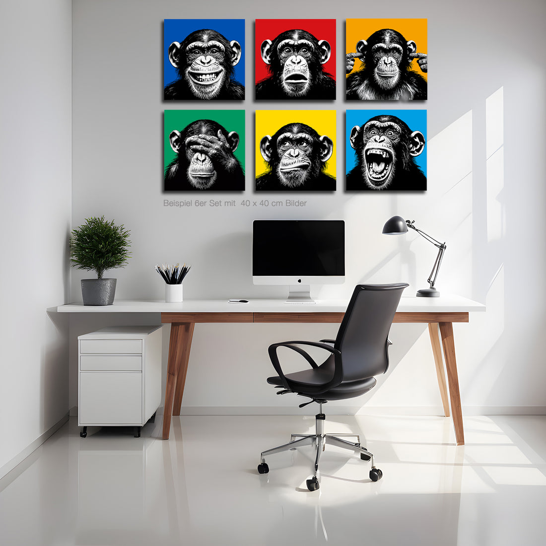 The Monkey Set (6er)