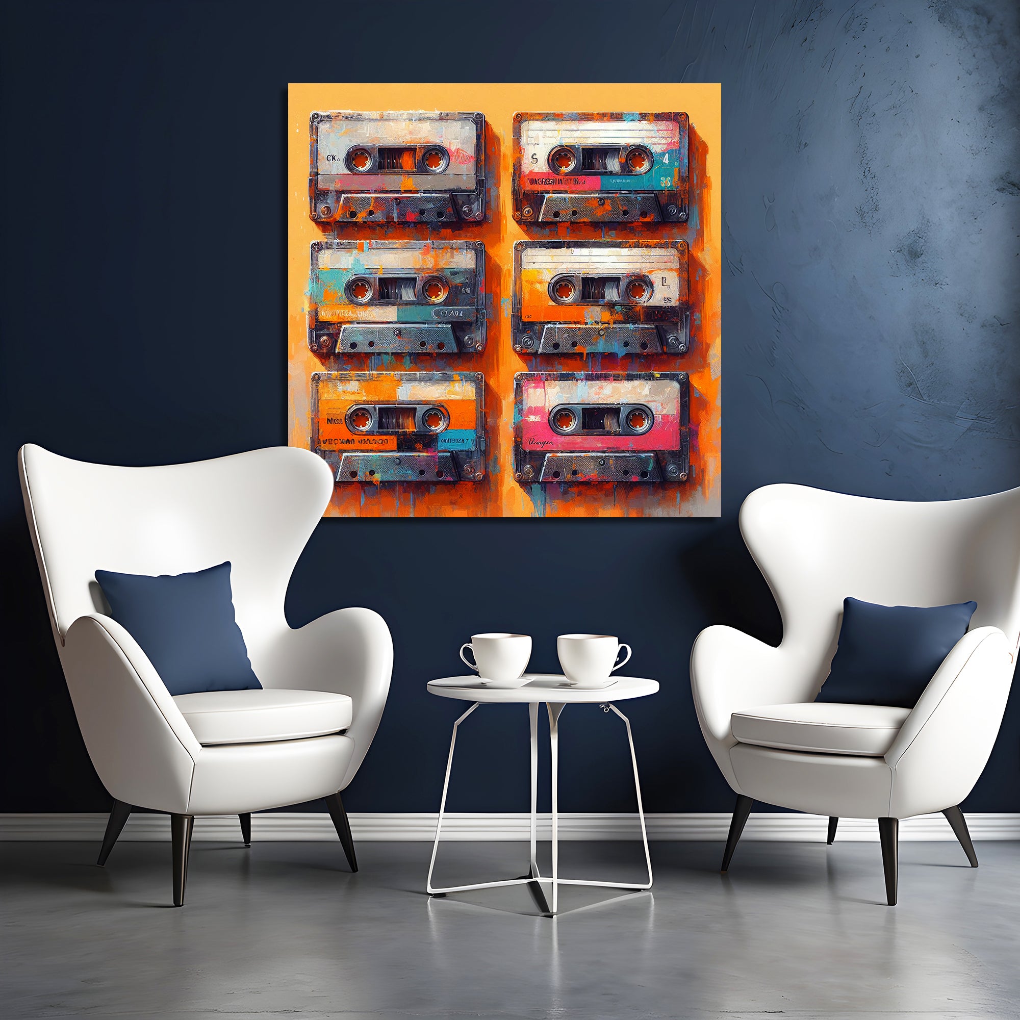 Cassetten Orange 70er