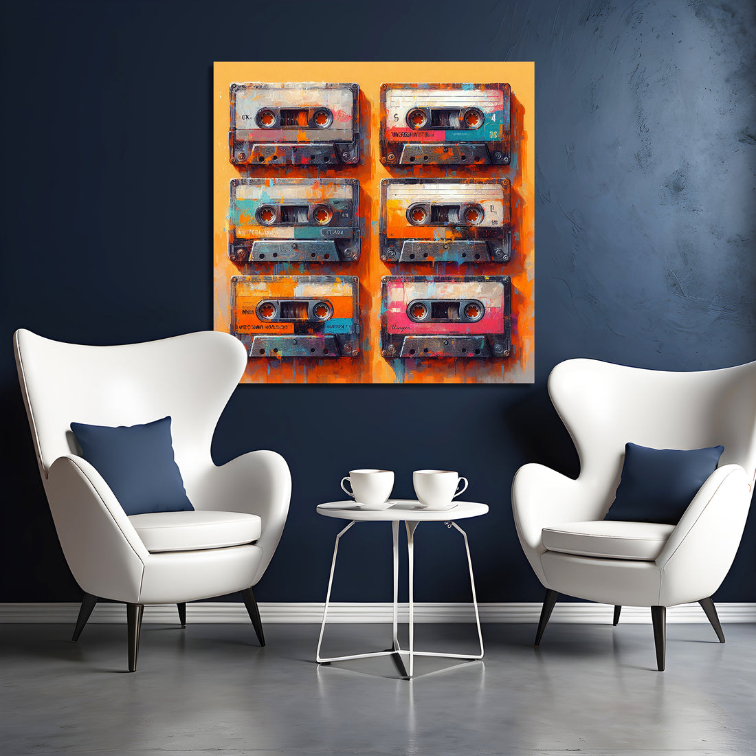 Cassetten Orange 70er