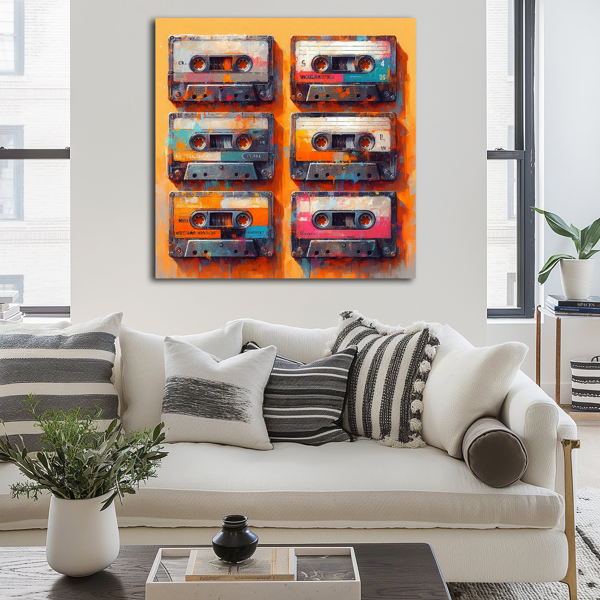 Cassetten Orange 70er