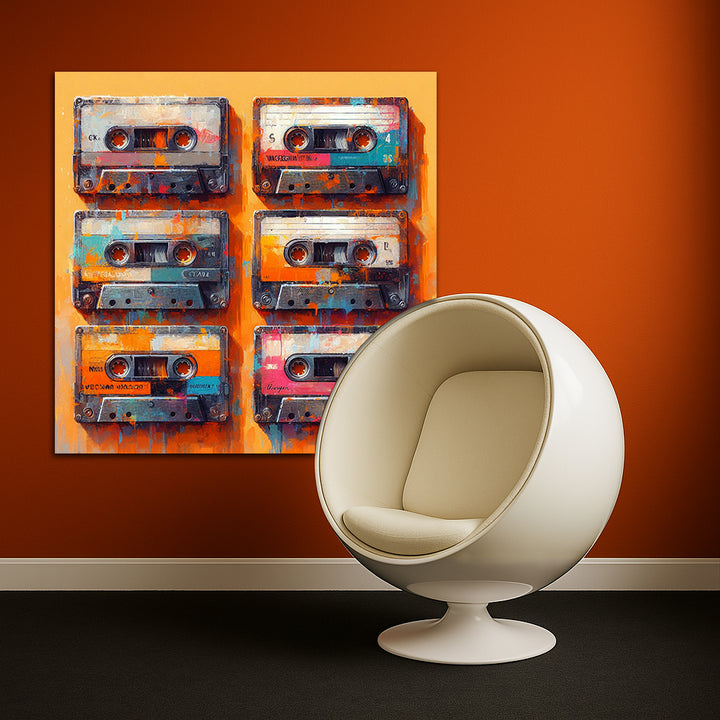 Cassetten Orange 70er