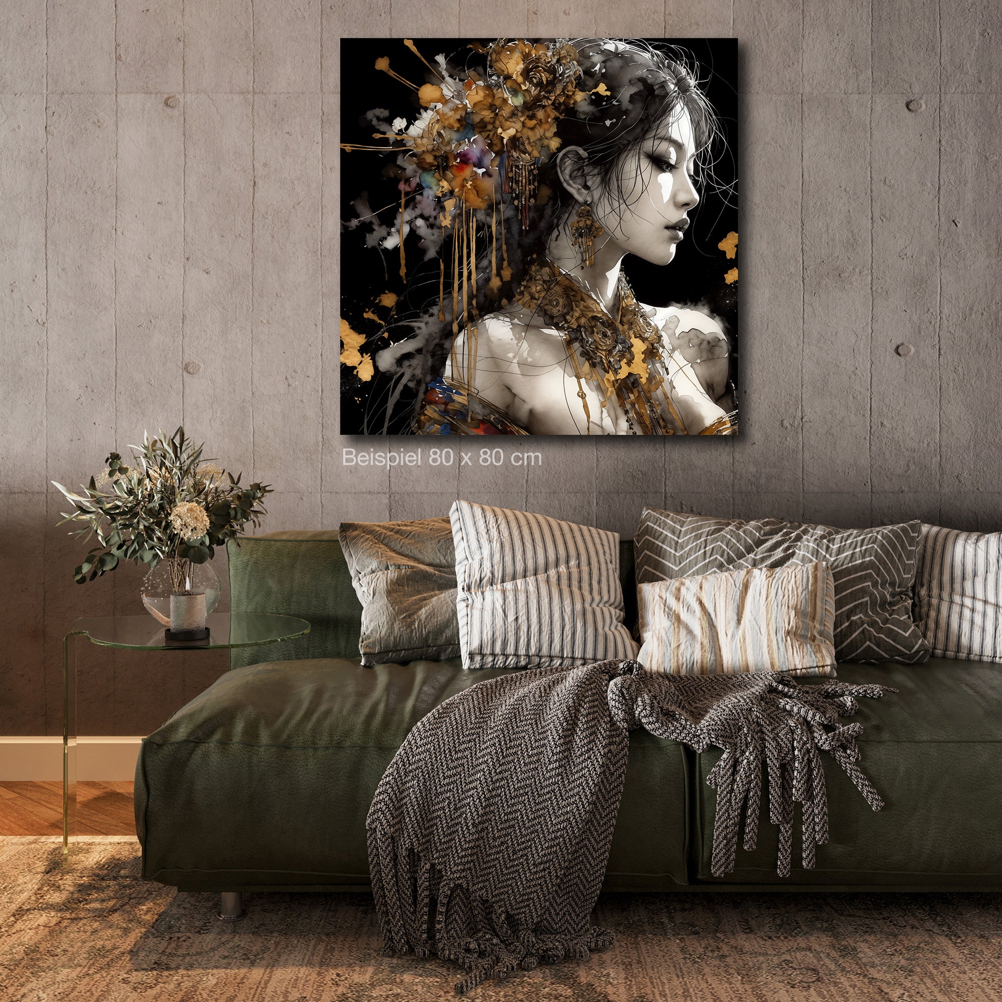 Asian Girl Watercolor