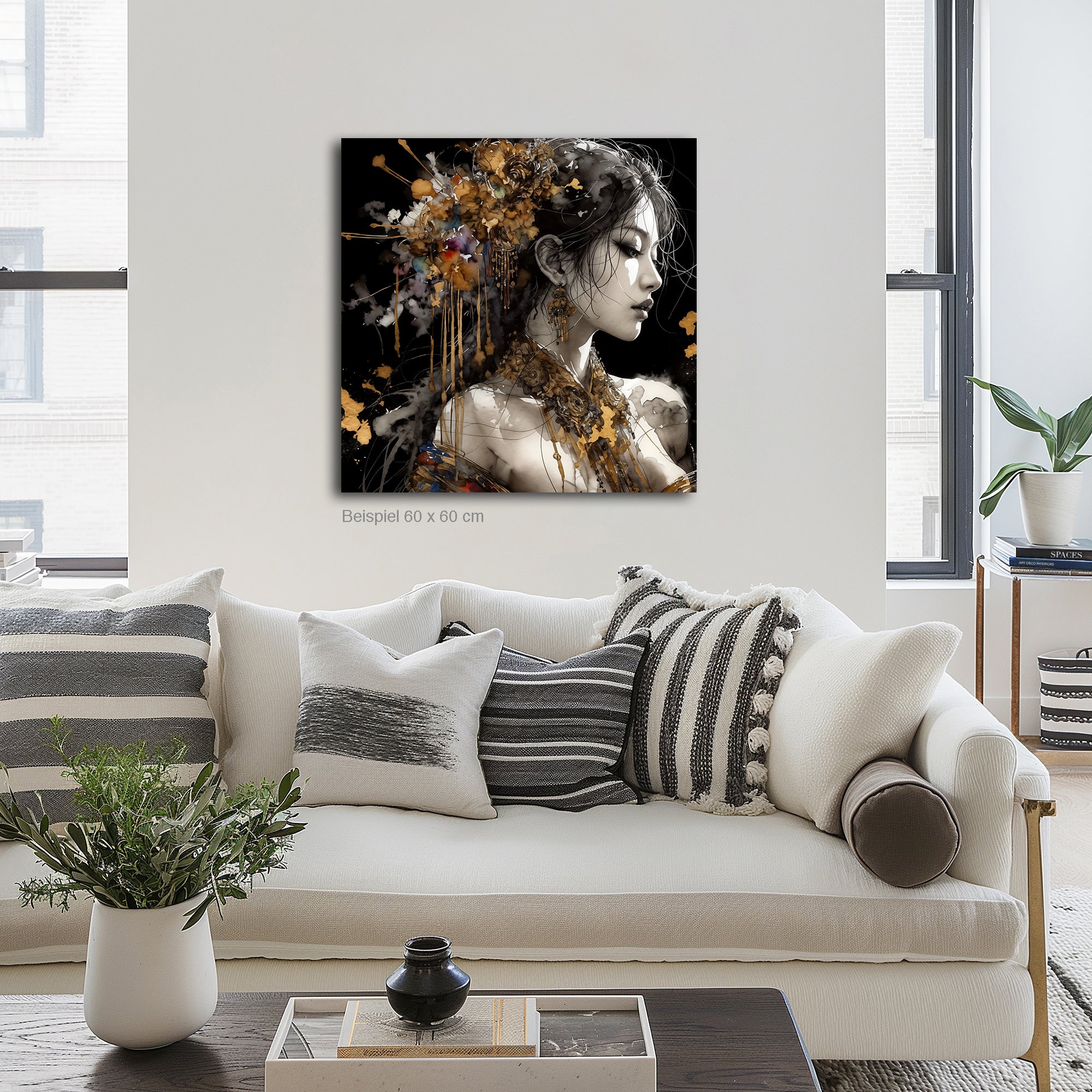 Asian Girl Watercolor