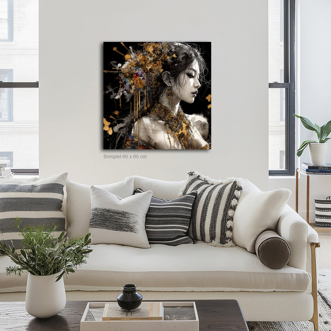 Asian Girl Watercolor