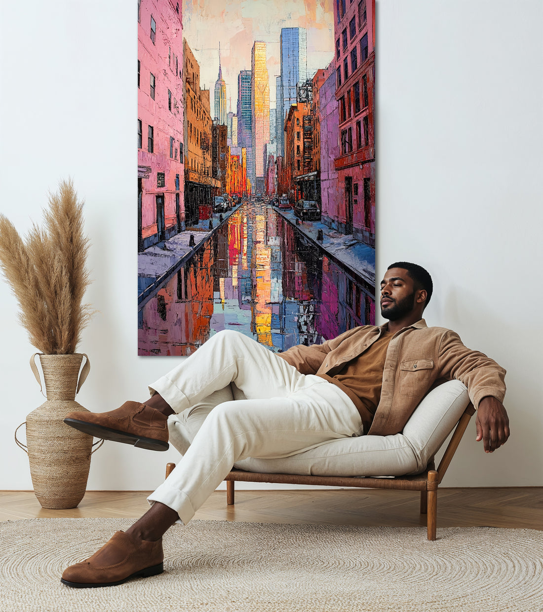 New York Back Alley Reflections