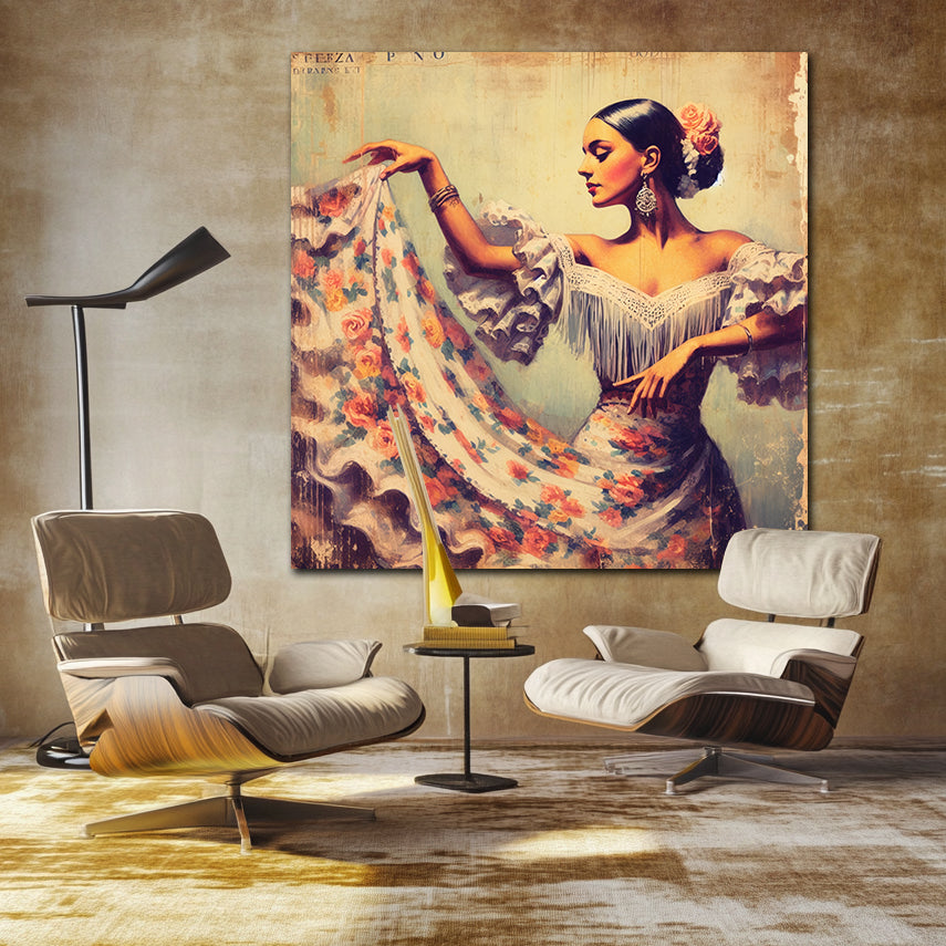 La Dama del Flamenco – Vintage Eleganz