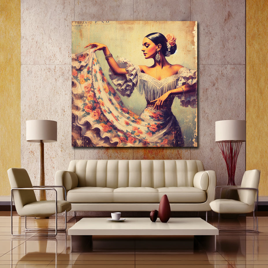 La Dama del Flamenco – Vintage Eleganz