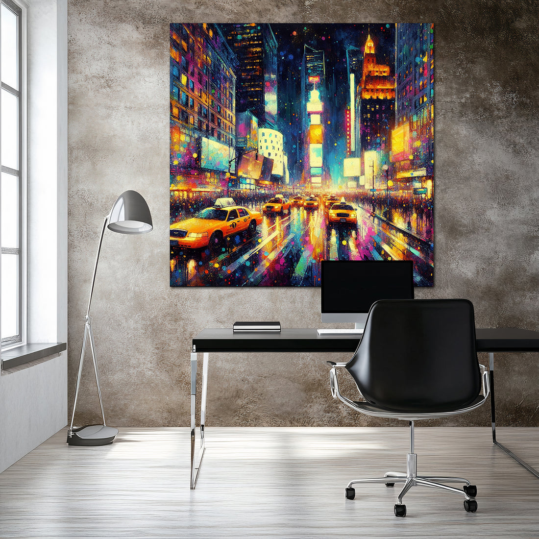 New York Times Square by Night