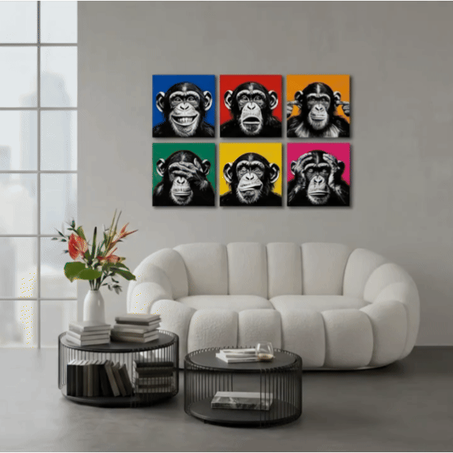 The Monkey Set (6er)
